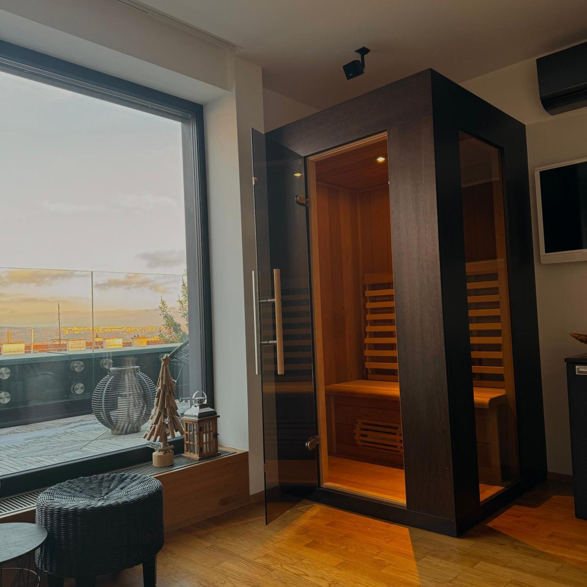 Apartman Se Saunou A Terasou S Vyhledem Na Brno Exterior photo