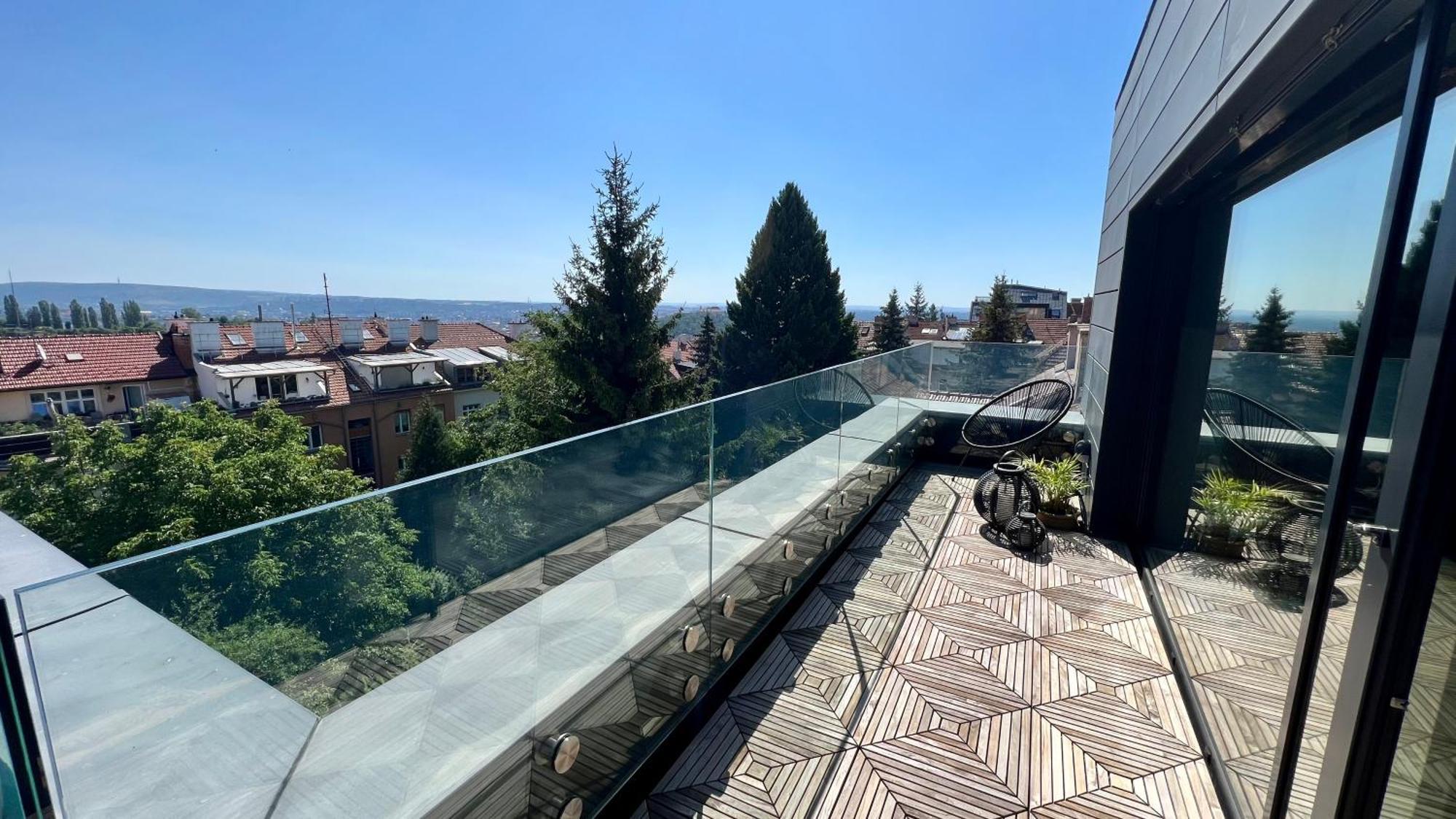 Apartman Se Saunou A Terasou S Vyhledem Na Brno Exterior photo