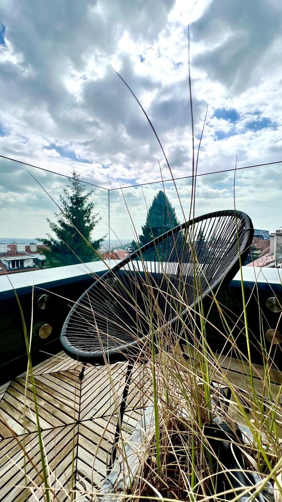 Apartman Se Saunou A Terasou S Vyhledem Na Brno Exterior photo
